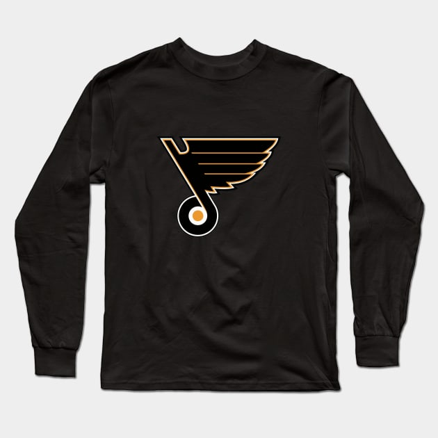 Flyers - Blues logo mashup Long Sleeve T-Shirt by phneep